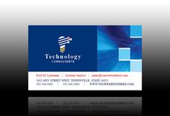 technology-consultant-business card-template